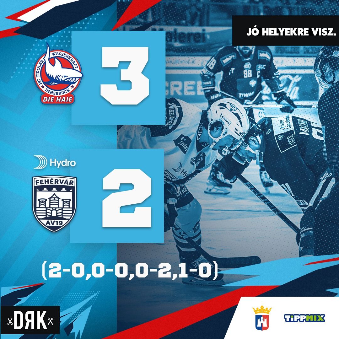 Osztrák jégkorongliga - Hosszabbításban kikapott Innsbruckban a Fehérvár